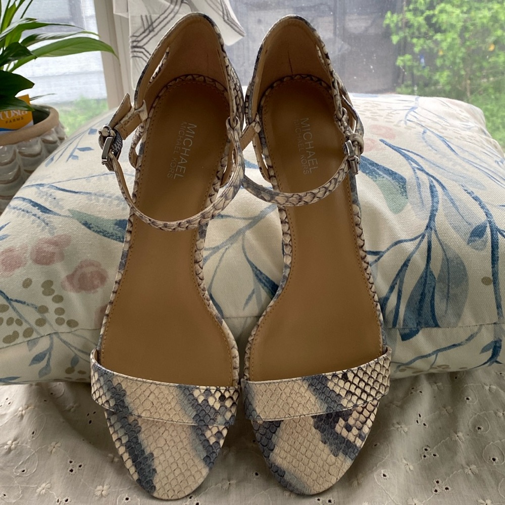 Michael Kors Embossed Snake Dress Shoes
